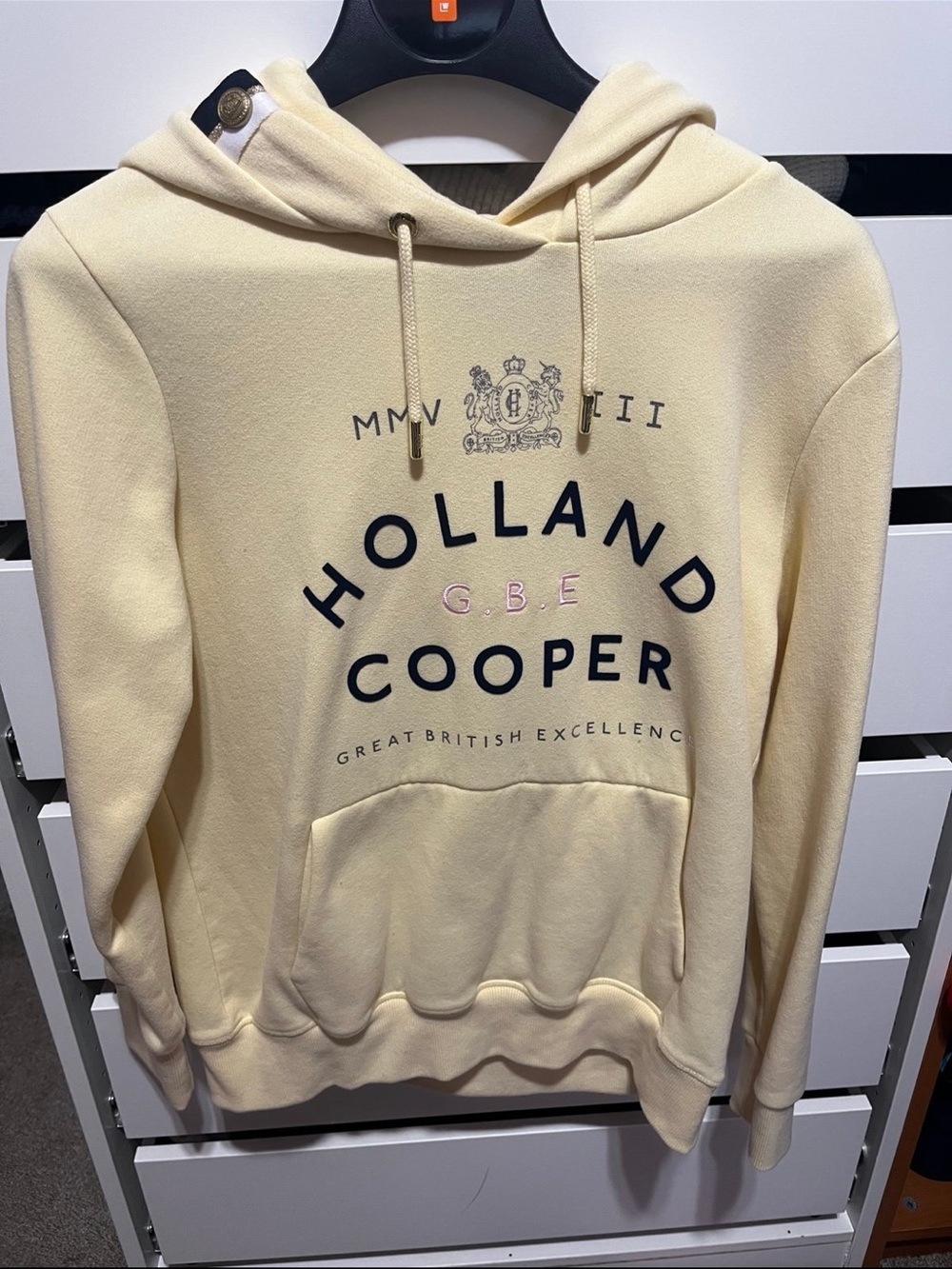 Holland cooper yellow women’s hoodie sweatshirt small